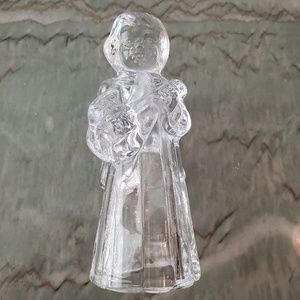 Glass Angel Candle Holder